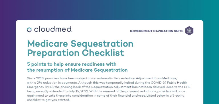 medicare-sequestration-checklist-cloudmed